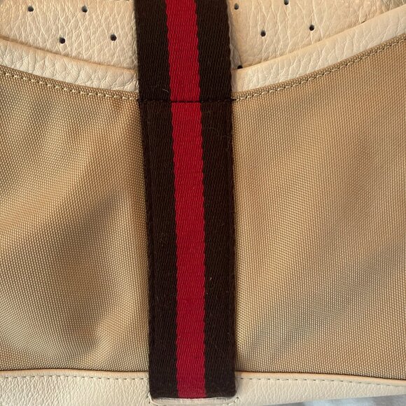 Cole Haan -- Courtney Collection -- Vintage -- Leather and Nylon -- Shoulder Bag - Picture 8 of 16